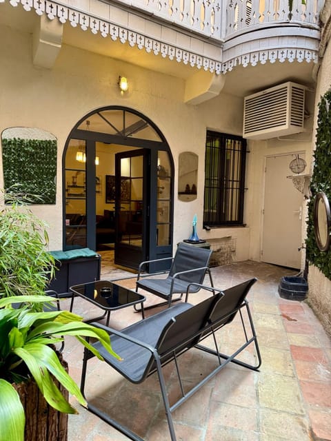 Patio, Living room, Seating area