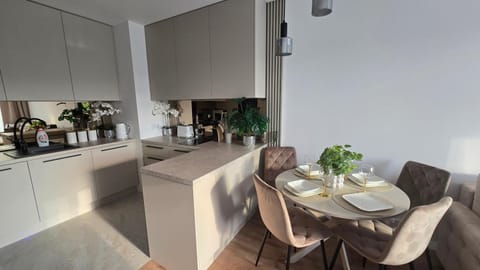 Kitchen or kitchenette, Living room, Dining area