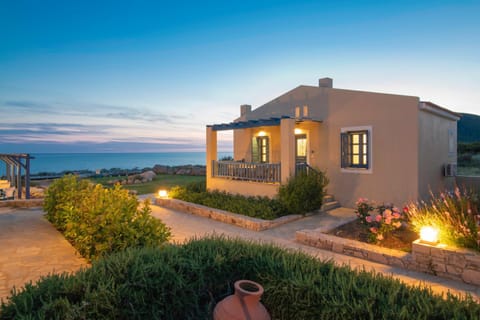 Property building, Garden, Sunset