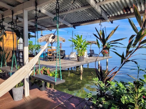 Patio, Decorative detail, Dining area, Sea view