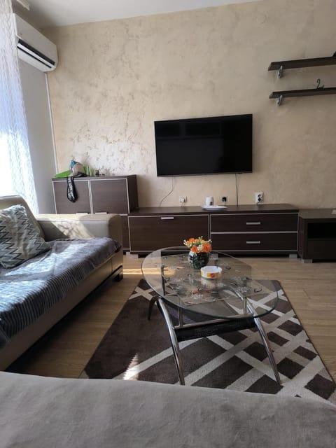 Communal lounge/ TV room, TV and multimedia, Living room, Seating area, air conditioner