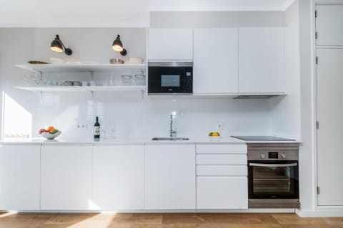 Kitchen or kitchenette, Living room