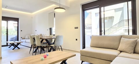 Living room, Seating area, Dining area