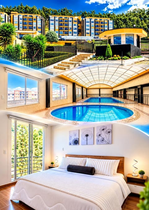 Natural landscape, Mountain view, Swimming pool