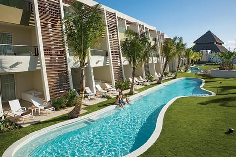 Property building, People, Pool view, Swimming pool