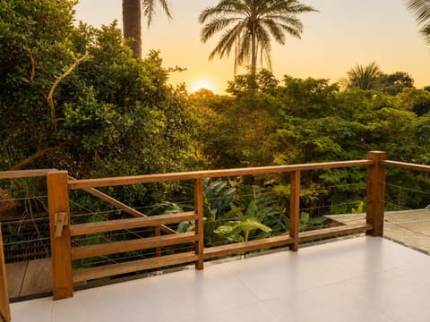Natural landscape, Garden, View (from property/room), Balcony/Terrace, Sunset
