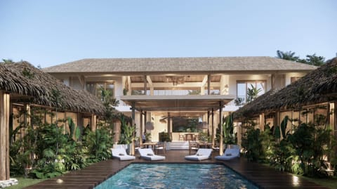 Natural landscape, Garden, Pool view, Swimming pool
