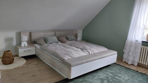 Property building, Living room, Bedroom