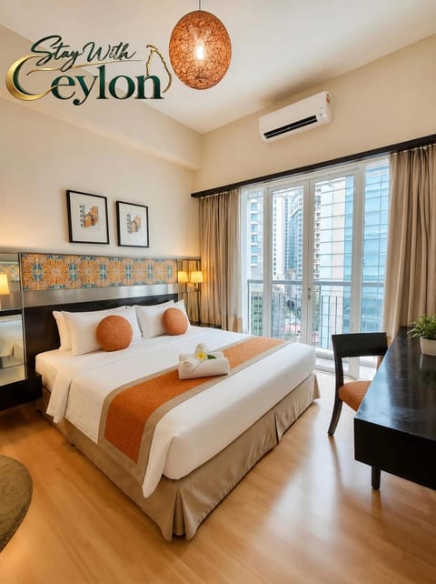 Bed, Bedroom, air conditioner