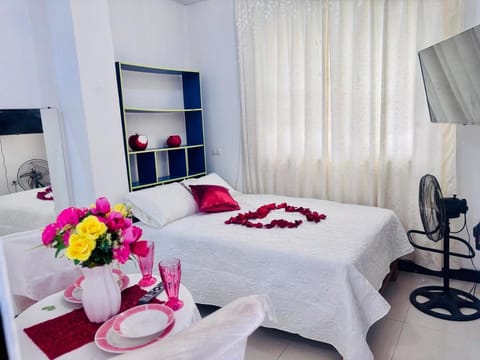 Photo of the whole room, Bedroom