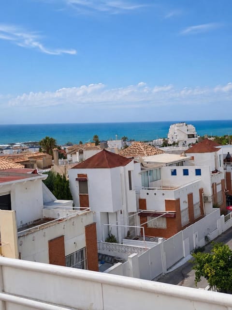Day, View (from property/room), Balcony/Terrace, Beach, City view, Sea view