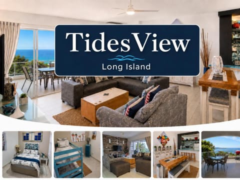 Living room, Seating area, Dining area, Sea view