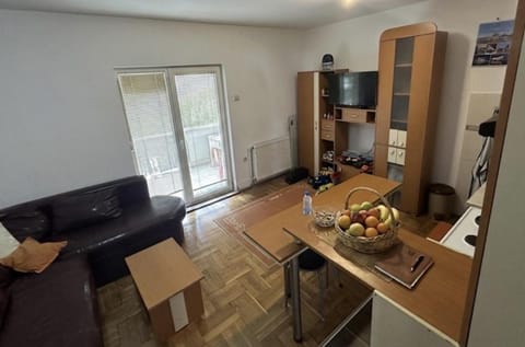 Kitchen or kitchenette, Living room, Dining area