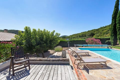 Property building, Living room, Swimming pool