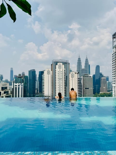 Property building, Day, People, View (from property/room), City view, Pool view, Swimming pool, group of guests