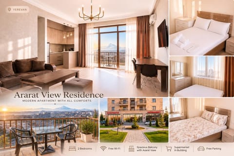 Bed, Day, View (from property/room), Balcony/Terrace, Living room, Photo of the whole room, Seating area, Bedroom