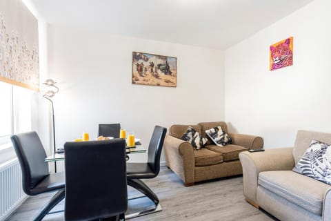 Living room, Seating area, Dining area