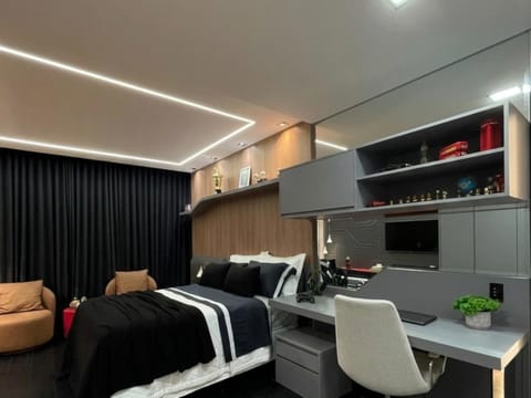 TV and multimedia, Kitchen or kitchenette, Living room, Seating area, hair dresser, minibar