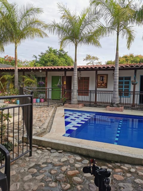 Property building, Pool view, Swimming pool