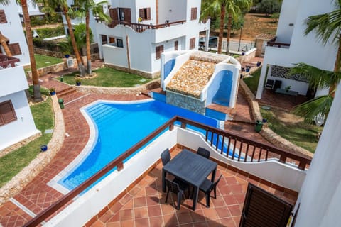 Property building, Living room, Swimming pool