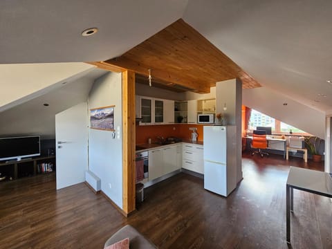 Kitchen or kitchenette, oven, stove