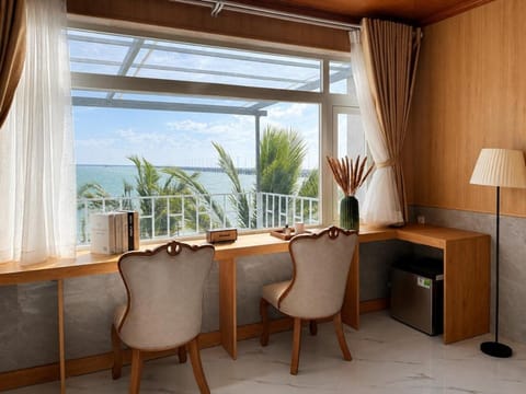 Natural landscape, Seating area, Sea view