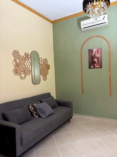 Living room, air conditioner