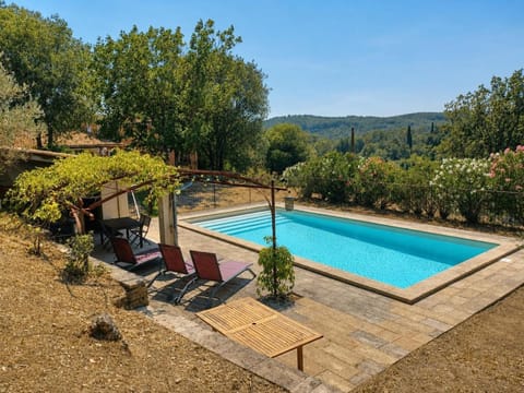 Natural landscape, Garden, Garden view, Pool view, Swimming pool, sunbed