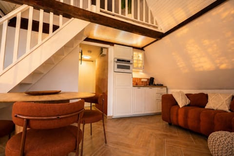 Living room, kitchen