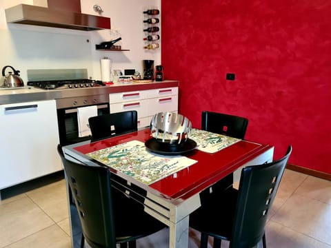 Kitchen or kitchenette, Dining area, furniture, oven, stove
