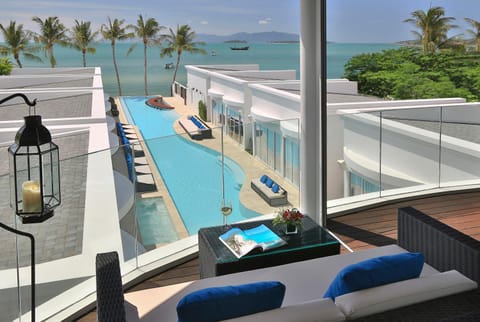 Bird's eye view, Balcony/Terrace, Swimming pool