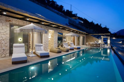 Natural landscape, Pool view, Swimming pool, sunbed