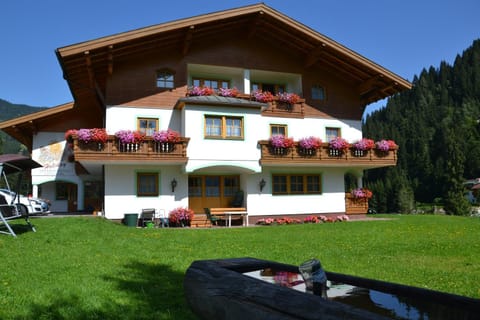 Property building, Summer, Garden