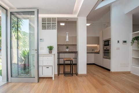 Kitchen or kitchenette, oven, stove
