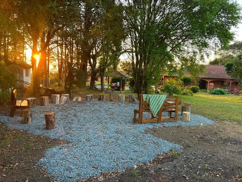 Natural landscape, Garden, Sunset