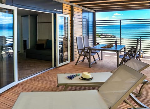 Day, Natural landscape, View (from property/room), Balcony/Terrace, Seating area, Sea view