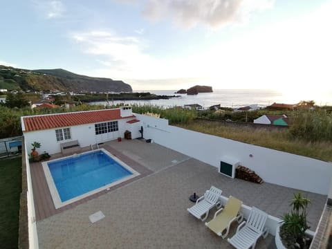 Pool view, Swimming pool, Sunset