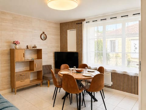 Property building, Living room, Dining area
