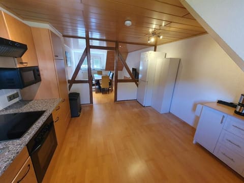 Kitchen or kitchenette, oven, stove