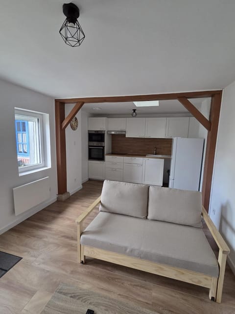 Living room, kitchen