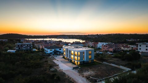 Property building, Sunset