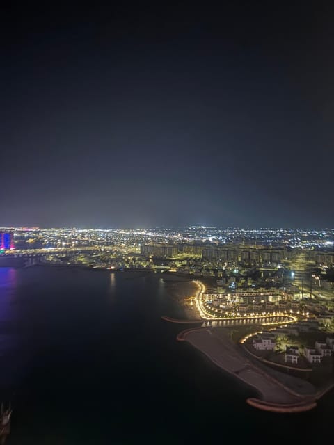 Night, Natural landscape, City view, Sea view
