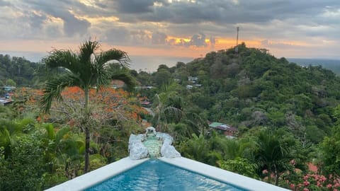 Natural landscape, Mountain view, Sunset
