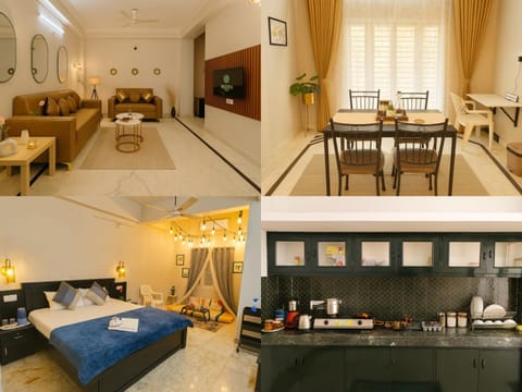 Bed, Kitchen or kitchenette, Living room, Photo of the whole room, Seating area, Dining area, Bedroom