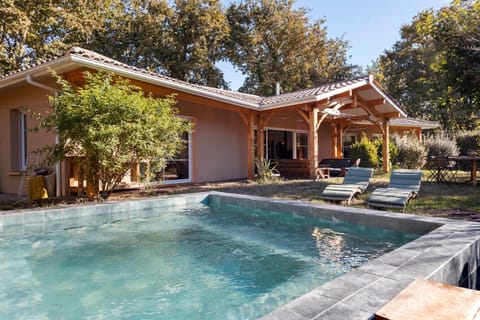 Property building, Living room, Swimming pool