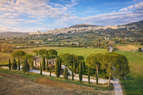 Natural landscape, Bird's eye view, Mountain view