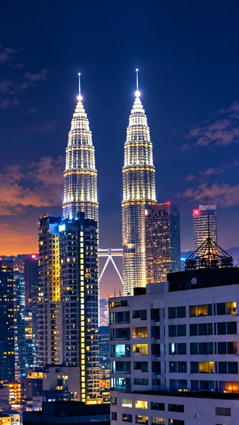 Night, City view