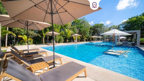 Day, Swimming pool, sunbed