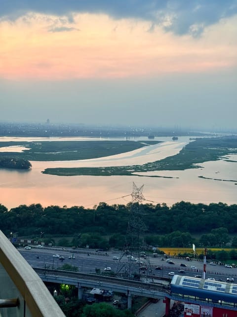 Natural landscape, Bird's eye view, Lake view, River view