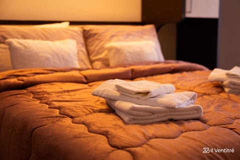 Property building, Bed, Photo of the whole room, Bedroom, towels